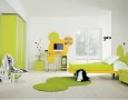 Amazing Kids Bedrooms with Colorful Color Scheme Ideas: modern kids bathrooms with green and white color