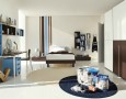Amazing Kids Bedrooms with Colorful Color Scheme Ideas: room color scheme ideas with blue and white colors