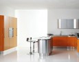 Amazing Kitchens and Designs Inspiration: orange kitchen design interior
