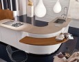 Amazing Kitchens and Designs Inspiration: white brown kitchen design interior
