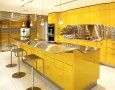 Amazing Kitchens and Designs Inspiration: yellow modern kitchen design interior