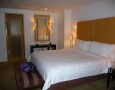 Amazing Lebua at State Tower Hotel and Club Interior Design and Facilities: Lebua at state tower single bedroom with special wooden headbed