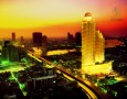 Amazing Lebua at State Tower Hotel and Club Interior Design and Facilities: amazing lebua at state tower exterior in the afternoon