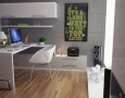 Amazing Modern Office Design: gray white office decorate