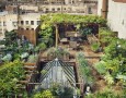 Amazing Rooftop Garden Design: rooftop garden design with city nuance