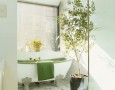 Amazing Up-to-date Bathroom Remodeling Design Idea: Unique white and green bath up with creative bath up feets