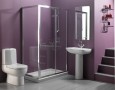 Amazing Up-to-date Bathroom Remodeling Design Idea: purple dry bathroom with latest bathroom model