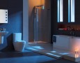 Amazing Up-to-date Bathroom Remodeling Design Idea: spa look bathroom ideas with candle lights and warm nuance