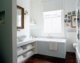 Amazing Up-to-date Bathroom Remodeling Design Idea: white modern bathroom remodeling design picture
