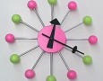 Article collections for pink bedroom decoration: Clock for pink bedroom decoration