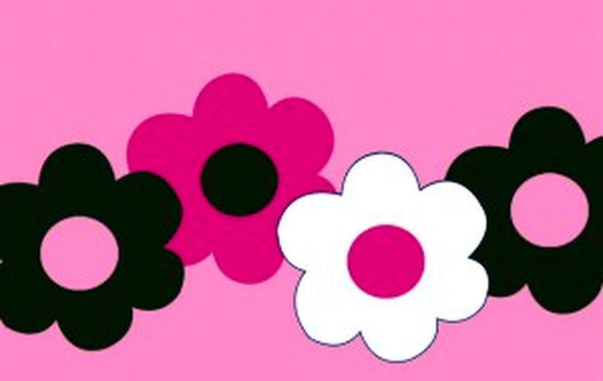 Flower wall decoration collection for pink bedroom