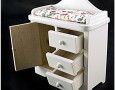 Baby furniture: baby dressers, sleeping bag, bassinet and push cart: cool nursery dresser