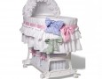 Baby furniture: baby dressers, sleeping bag, bassinet and push cart: gliding bassinet sheet for babies