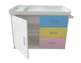 Baby furniture: baby dressers, sleeping bag, bassinet and push cart: used baby changing table dresser