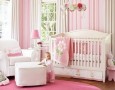 Beautiful baby girls bedroom design style ideas: Baby girls bedrooms with flowery pink