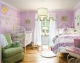 Beautiful baby girls bedroom design style ideas: Baby girls bedroom with lilac color
