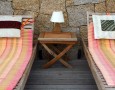 Beautiful Sunbathing Area Decoration in the Backyard with the Best Furniture: Comfortable-sunbathing-chair-with-a-soft-layer-and-pillow