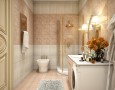 Best Modern Bathroom Design Ideas 2011 for Wide Spaces with Amazing Pattern: beautiful bathrooms with transparent shower room and one white toilets and beautiful vanities with washing machine