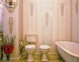 Best Modern Bathroom Design Ideas 2011 for Wide Spaces with Amazing Pattern: luxury designs of small bathrooms with beautiful seamless plant pattern wall decoration