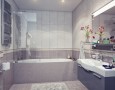 Best Modern Bathroom Design Ideas 2011 for Wide Spaces with Amazing Pattern: simple concept bathrooms interior design idea with white color and minimalist hanging vanity