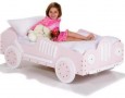 Buy The Best And New Car Beds For Girls: Girly Soft Pink car toddler bed