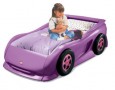 Buy The Best And New Car Beds For Girls: Nice and Fancy Purple Sports Kids Car Twin Bed