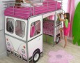 Buy The Best And New Car Beds For Girls: Pink Multipurpose De Van Car Bed