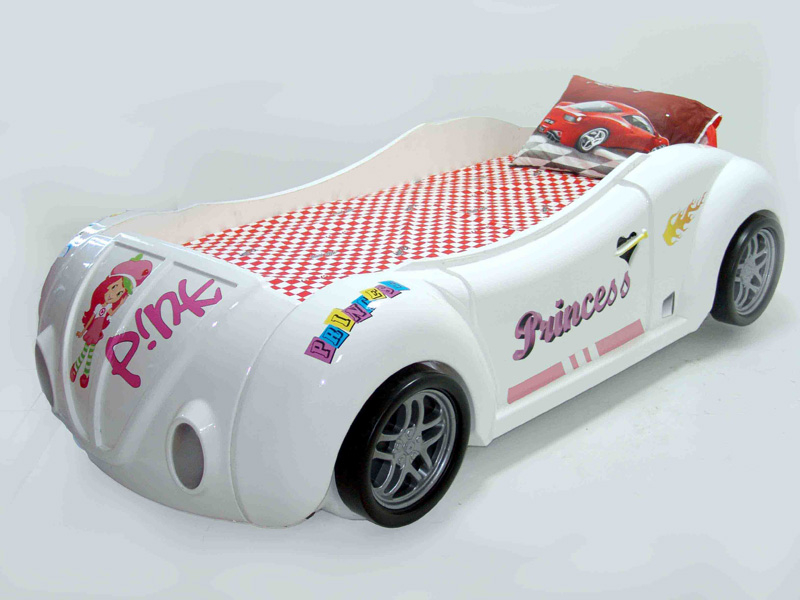 Sporty Race Lady Bug Car Beds For Girl Kids comfortable and modern GT road car bed