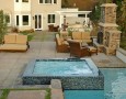 Contemporary and elegant outdoor living room design ideas: minimalist outdoor living room