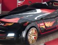 Cool children car beds for toddler boy bedroom design ideas: modern-hot-wheel1