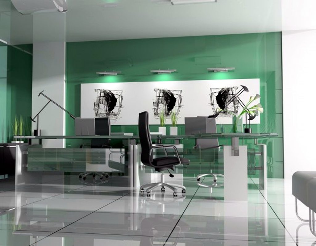 Designing A Conference Room With Fresh Green Nuance And Best Wall Decor 600x467 1