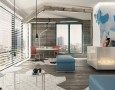 Cool Livingroom Interior Design for Wide Space: creative design for wooden house with modern furniture decoration