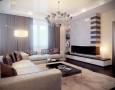 Cool Livingroom Interior Design for Wide Space: original ideas for living room wall in minimalist concept