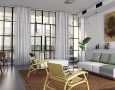 Cool Livingroom Interior Design for Wide Space: simply living room ideas in white color