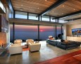 Cool Livingroom Interior Design for Wide Space: wonderful panoramic living room design for sea villa resort design
