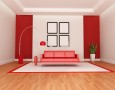 Couches for Small Living Rooms for Modern and Minimalist Spaces: living room sets for cheap with unique red lamp and rectangle photo frame arrangement