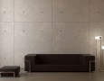 Couches for Small Living Rooms for Modern and Minimalist Spaces: wall decorating for living room with brown single couch and unique lamp decoration