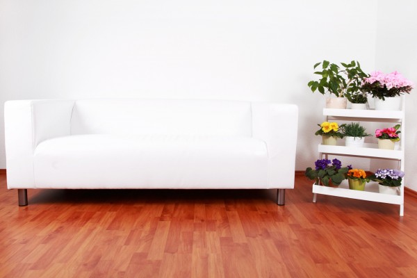 white living room furniture and flower rack decoration for girl living room