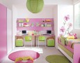 Cute Bedroom Design for Kid with Cartoon Characters Theme: rainbow bedroom for childrens room colors ideas