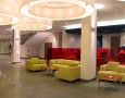 Designing A Restaurant with Best Interior Design Concept: glowing restaurant ceiling light for interior decoration with soffa furniture
