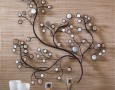 Elegant and modern metal wall decoration: Contemporary modern metal wall decoration