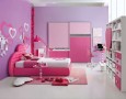 Feminine and gentle pink teenager’s bedroom design ideas: Pink teenager’s bedroom design idea