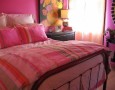 Feminine and gentle pink teenager’s bedroom design ideas: Gentle pink teenager’s bedroom design idea