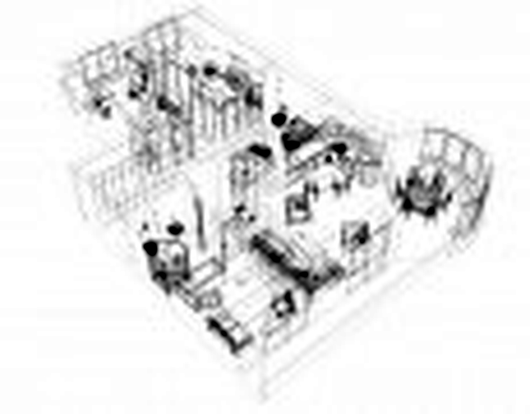Good 3D Building Scheme and Floor Plans Ideas for House and Office Design: building-scheme-for-a-house-with-bay-window-kitchen-living-room-workspaceand-bathroom-design-idea