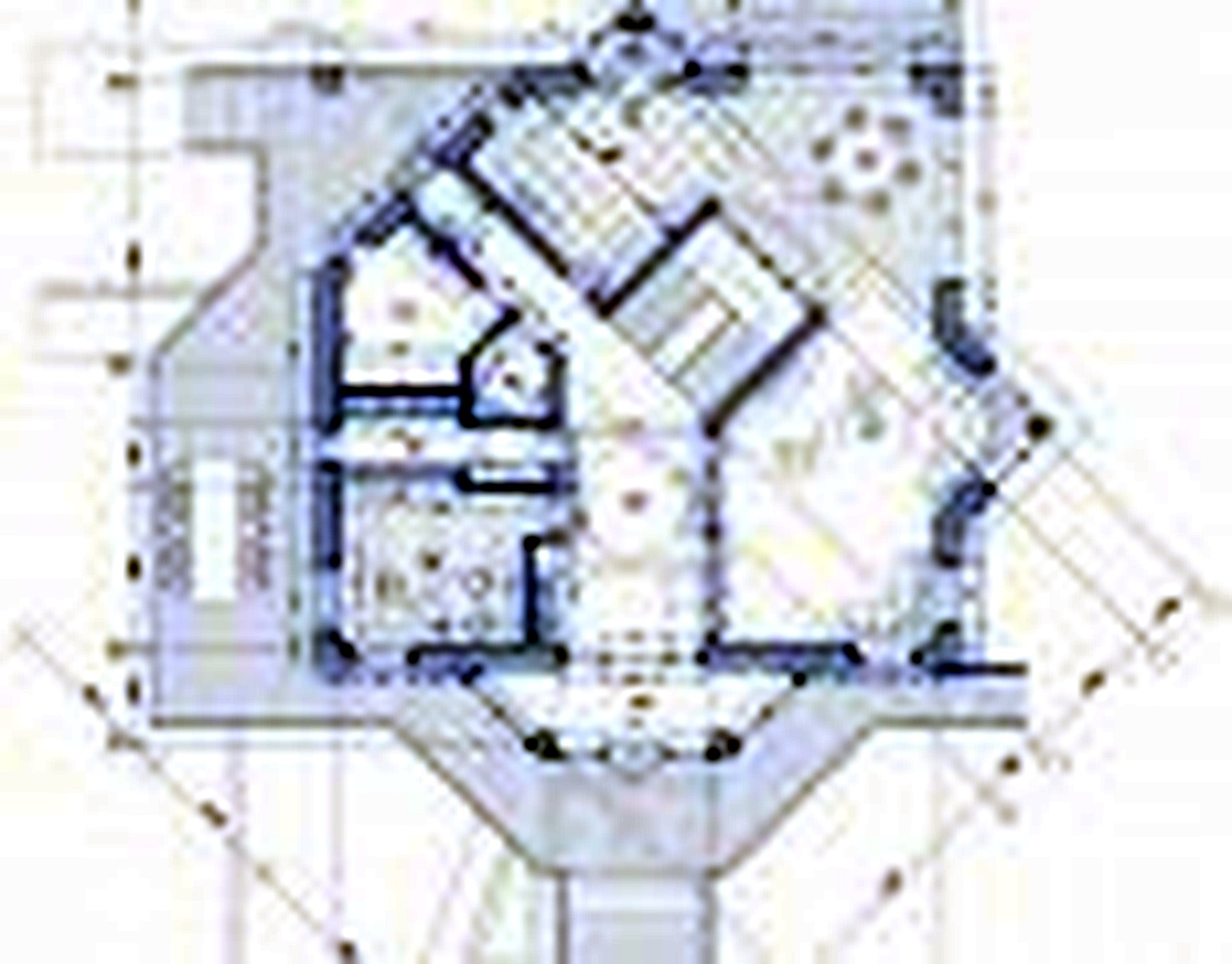 Good 3D Building Scheme and Floor Plans Ideas for House and Office Design: modern-office-building-scheme-idea-with-three-conference-rooms