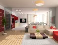 How to Set Up and Arrange A Living Room: how to set up a living room with a sectional dividing from the dining table with modern minimalist model