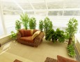 How to Set Up and Arrange A Living Room: set up your living room with semi outdoor indoor living room in galzed wall