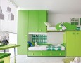 Inspiring bedroom design for twin children: loft beds for teenagers design idea