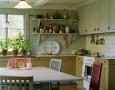 Kitchen Design for Small Home with Modern and Minimalist Style: classic wood nuance kitchen design idea with white rustic cabinet