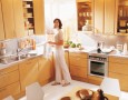Kitchen Design for Small Home with Modern and Minimalist Style: small country kitchen with good kitchen shelf organizer